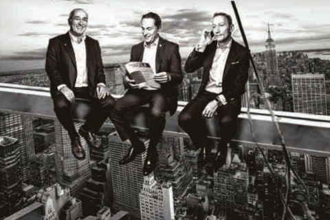 Die Planer und Gestalter der PVS Reiss GmbH: Manfred Reiss, Michael Reiss und HansDieter Faller.